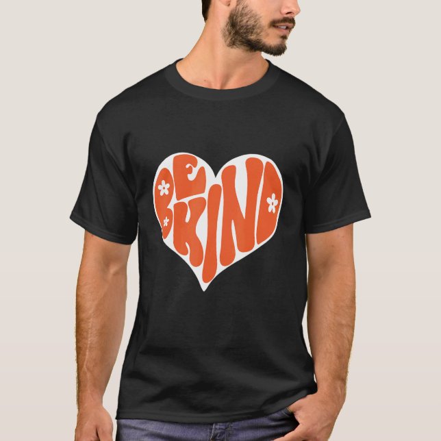 Camiseta Groovy Be Kind Always Peace Signs Choose Kindness  (Frente)