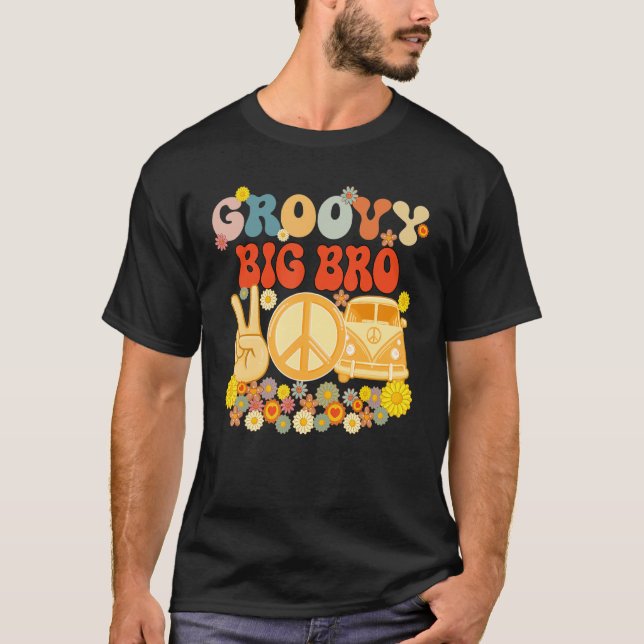 Camiseta Groovy Big Brother Retrô Matando Família Baby Show (Frente)