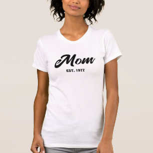 Camiseta Groovy Black Script Estabeleceu Mãe