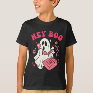 Camiseta Groovy, Boo, Ghost Dia de as Bruxas engraçado Mens