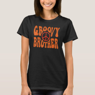 Camiseta Groovy Brother 70s Nostalgia estética de 1970