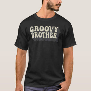 Camiseta Groovy Brother 70s Nostalgia estética de 1970