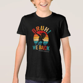 Camiseta Groovy Bruh Nós Apoiamos Professores Crianças Engr