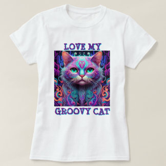 CAMISETA " GROOVY CAT "