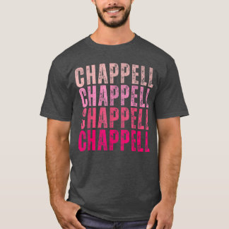 Camiseta Groovy Chappell Primeiro Nome Personalizado Chappe