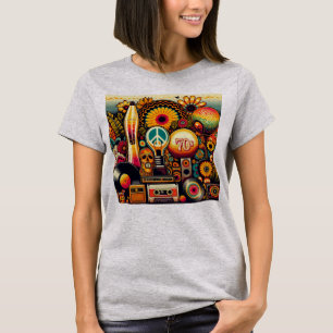 Camiseta Groovy Chic 70's Retro Vibes