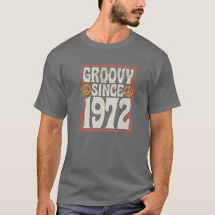 Camiseta Groovy Desde 1972   Nascer Rock Vintage Classic 70