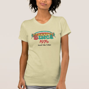 Camiseta Groovy Desde O Aniversário De 50 Anos Personalizáv