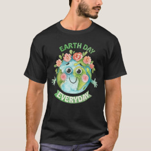 Camiseta Groovy Earth Day Salvar a Inspiração da Terra
