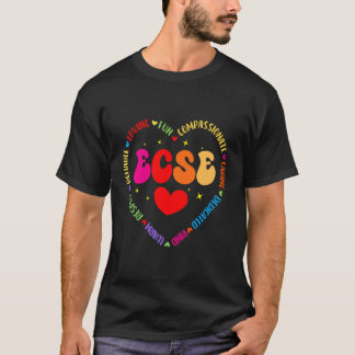 Camiseta Groovy Educação Especial Infantil SPED ECSE