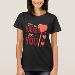 Camiseta Groovy Eu Sou um Otário por Você Retrô Coração Doc