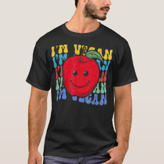 Camiseta Groovy Eu Sou Vegano Dia Mundial Vegetariano Legum