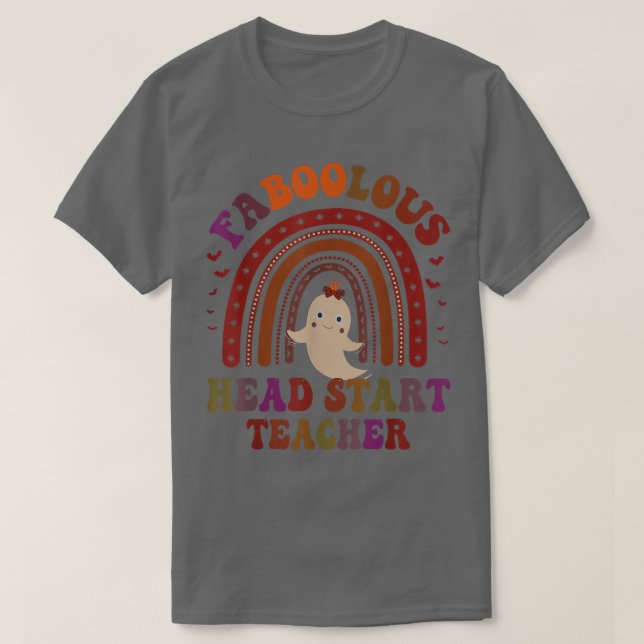 Camiseta Groovy FABOOLOUS HEAD START TEACHER Costume This I (Frente do Design)