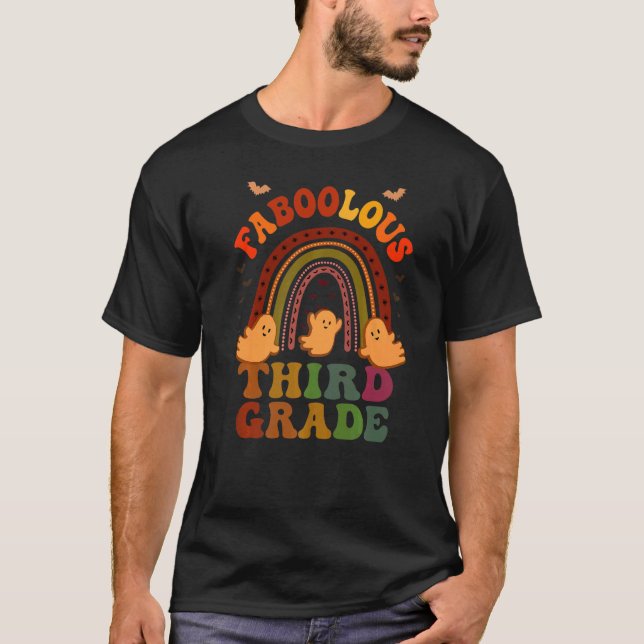 Camiseta Groovy FABOOLOUS PROFESSOR DE 3ª GRADE FAZ Figurin (Frente)