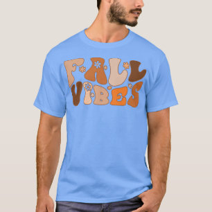 Camiseta Groovy Fall Vibes Autumn Season Vibes Pumpkin Than