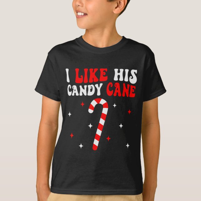 Camiseta Groovy Family Christmas Couple Matching Funny Tee  (Frente)