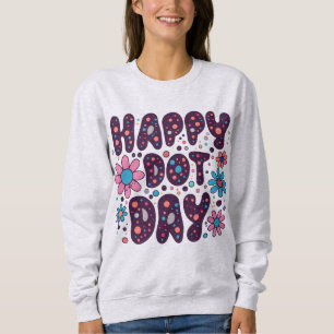 Camiseta Groovy Floral Happy Dot Day