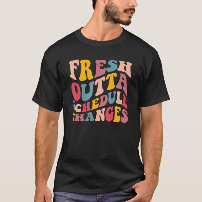 Camiseta Groovy Fresco Fora da Programação Muda o Conselhei (Frente)