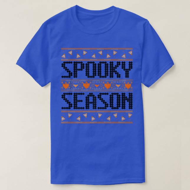 Camiseta Groovy Ghost Spooky Season 851 (Frente do Design)