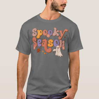 Camiseta Groovy ghost vintage graphic retro halloween spook