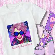 Groovy Grandma Retro Flower Power Vintage Hippie