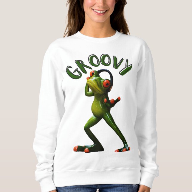 Camiseta Groovy Green Sapo (Frente)