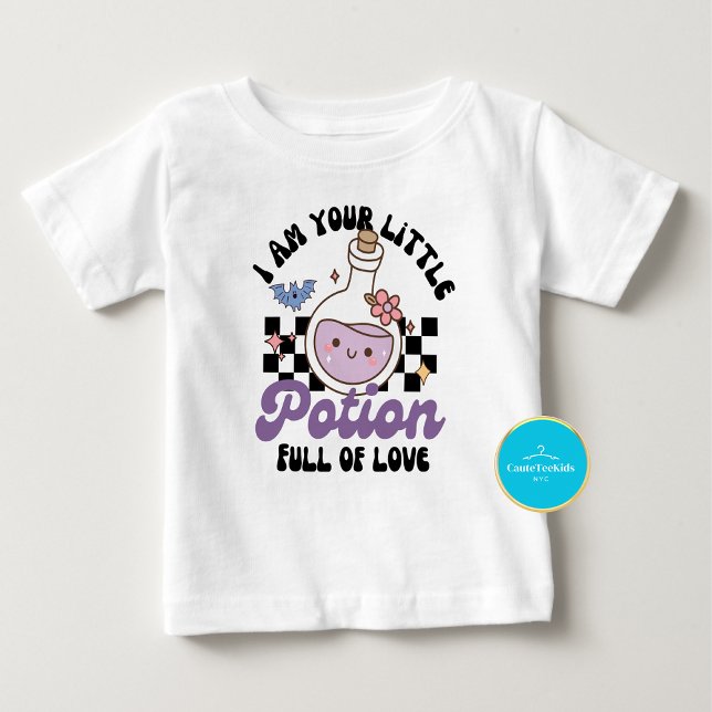 Camiseta Groovy Halloween Love Potion (Baby)