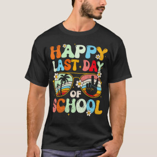 Camiseta Groovy Happy No Último Dia De Professora Aluno Gr
