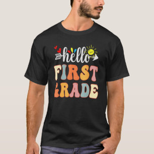 Camiseta Groovy Hello 1rua De Volta Para O Professor Stu