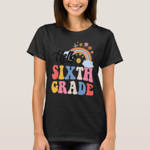 Camiseta Groovy Hello, Professores do Arco-Íris do Sexto Gr