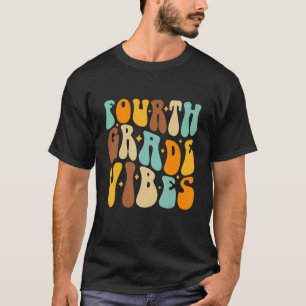 Camiseta Groovy Hello, Vibes do 4º ano, professor retro