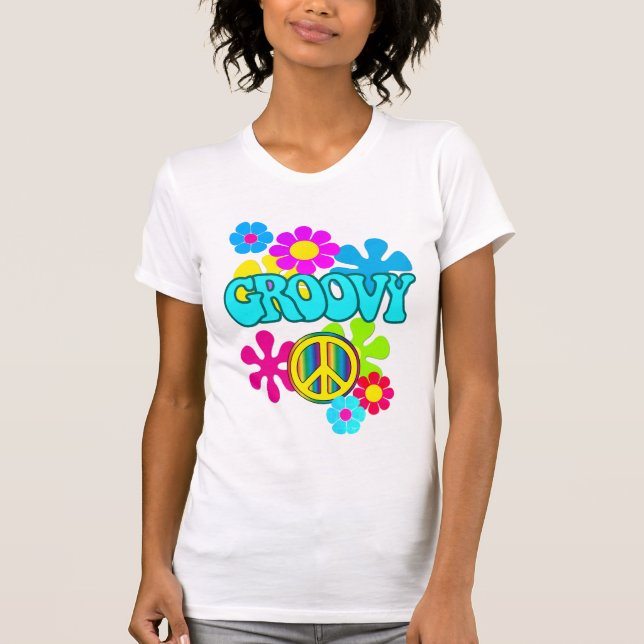 Camiseta Groovy Hippie (Frente)
