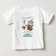 "Groovy Hippo Birthday Bash Bonanza!" Convite
