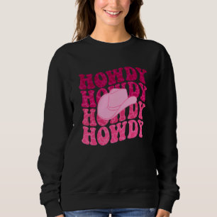 Camiseta Groovy Howdy Southern Western Girl Rodeo C