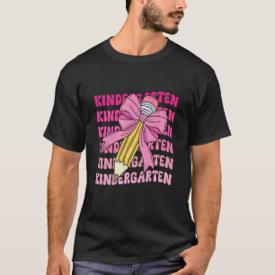 Camiseta Groovy Jardim de Infância Coquette Laço Volta às A