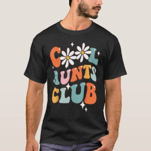 Camiseta Groovy Legal Tias Club Funny Smile Dia de as mães