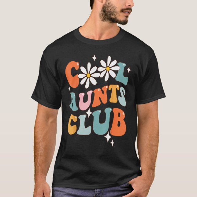 Camiseta Groovy Legal Tias Club Funny Smile Dia de as mães (Frente)