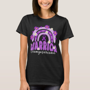Camiseta groovy leiomiosarcoma LMS flor do arco-íris guerre