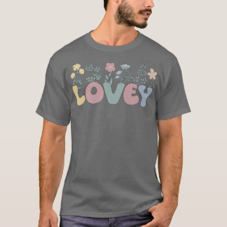 Camiseta Groovy Lovey Avó Flores Lovey Vovó