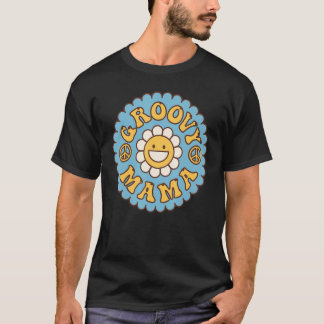 Camiseta Groovy Mama 70s Nostalgia estética de 1970 Retro M
