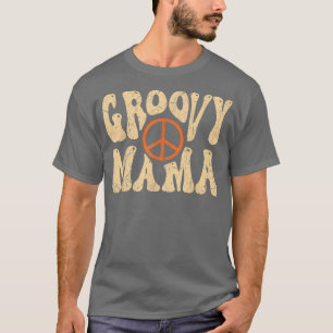 Camiseta Groovy Mama 70s Nostalgia estética dos anos 70 Ret