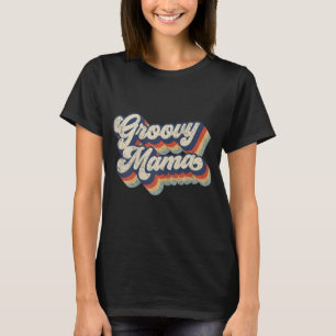 Camiseta Groovy Mama Retro Vintage Style Graphic Design Wom
