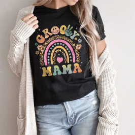 Camiseta Groovy Mama Shirt, Groovy Mãe