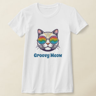 Camiseta Groovy Meow