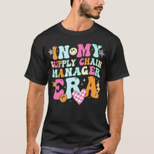 Camiseta Groovy Na Era Do Meu Gestor Da Cadeia De Supriment