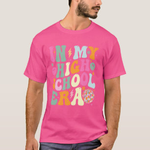 Camiseta Groovy Na Era Do Meu Segundo grau Voltou Ao Ensino