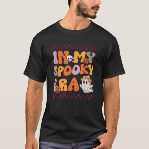 Camiseta Groovy na Minha Era Assustadora, Moth de Halloween