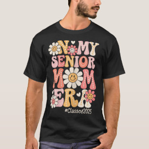 Camiseta Groovy Na Minha Era De Mãe Seniora Turma De 2025 M