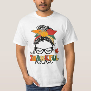 Camiseta Groovy One Obrigado Mamãe Mensageira Mulheres Manh