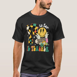 Camiseta Groovy P é para professor de educação física leopa